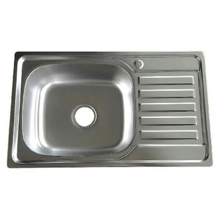 CHẬU RỬA 1 HỐ CÓ BÀN  INOX CAO CẤP 75 X 45 X 23 CAO