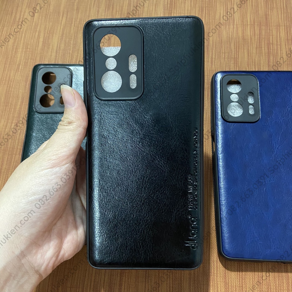 Ốp lưng da Xiaomi Mi 11t da cao cấp, dẻo bền đẹp, bảo vệ camera