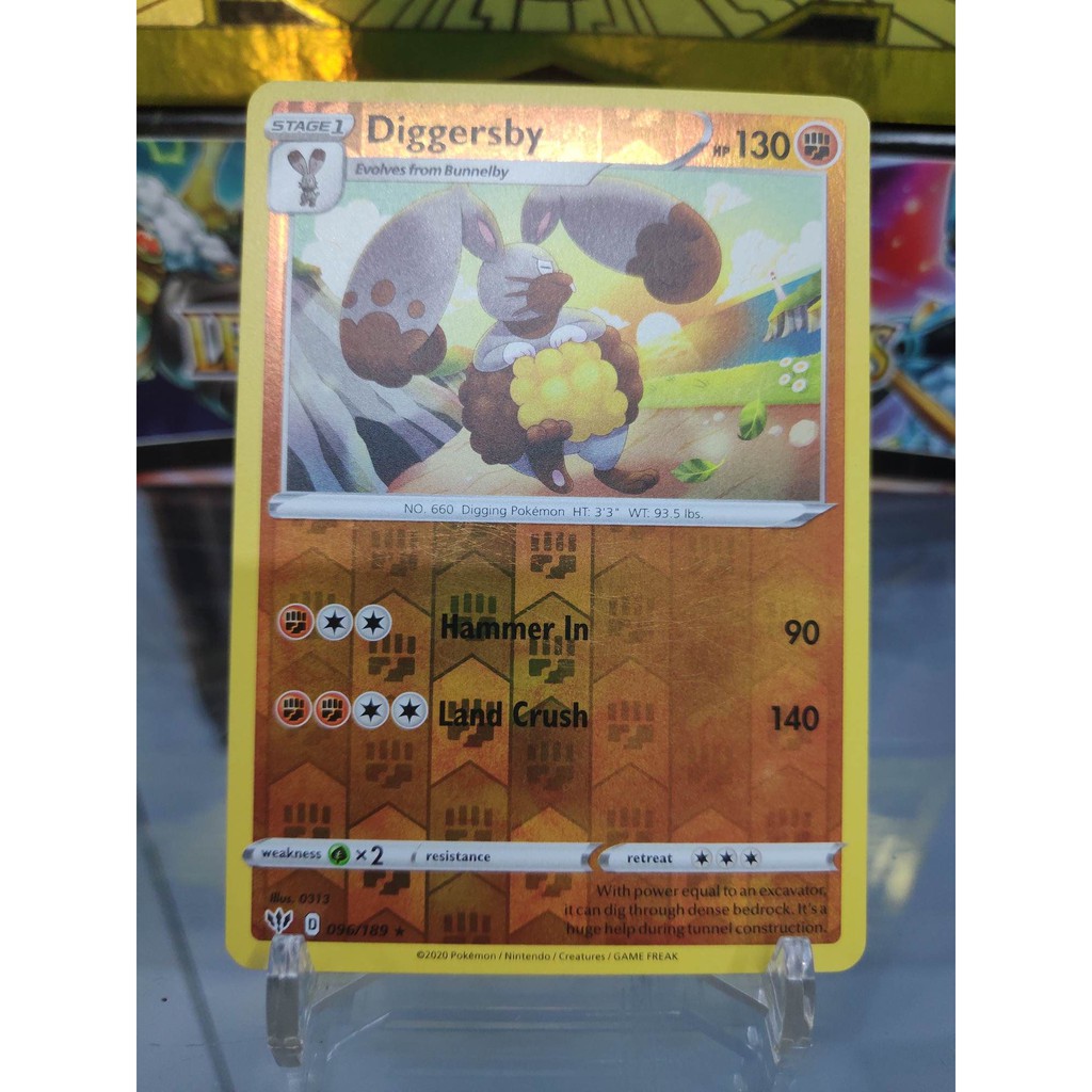 [ Dưa Hấu Yugioh ] Lá bài thẻ bài Pokemon Diggersby