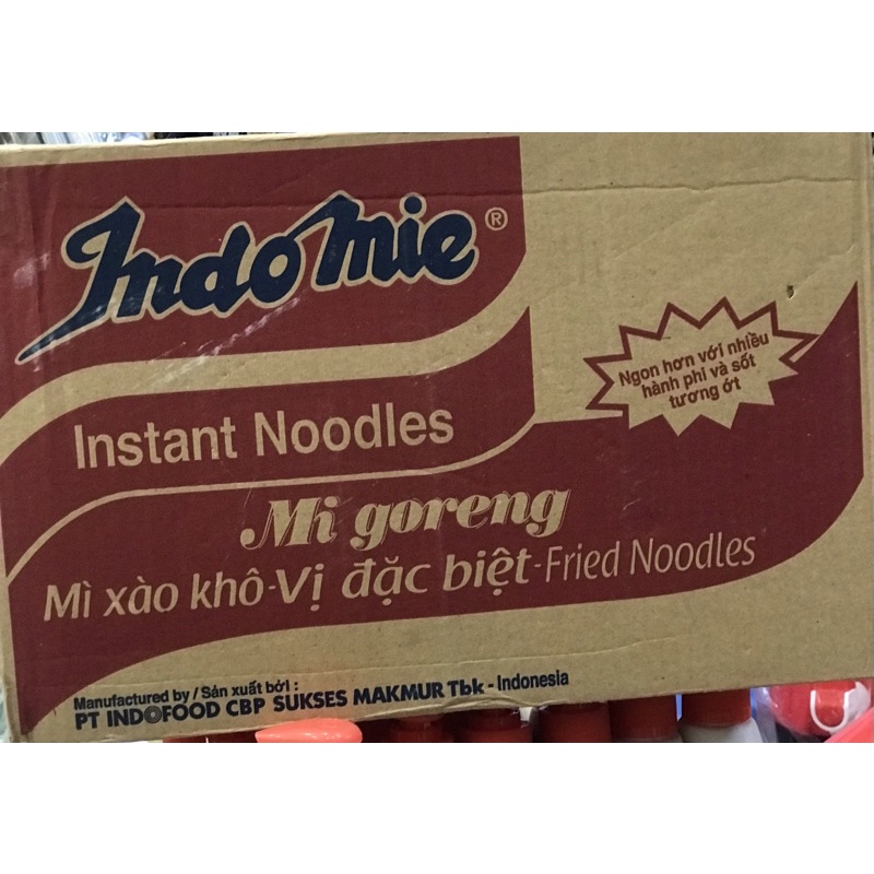 MÌ INDOMIE VỊ ĐẶC BIỆT ( thùng 40 gói x 80g)