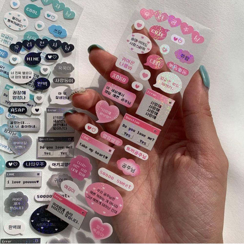 Sticker Laser Dán Trang Trí Hộp Ảnh Tạp Chí