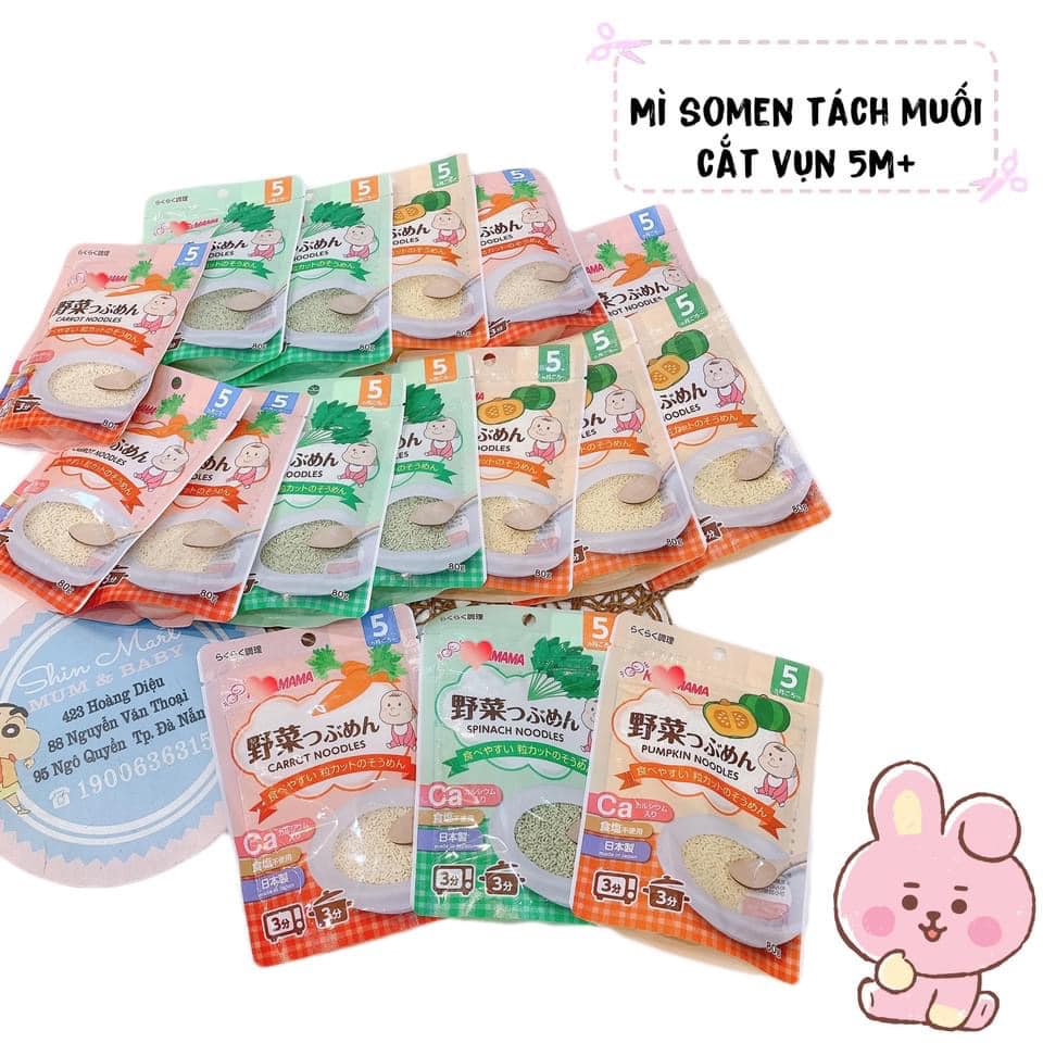 Mì somen tách muối cắt vụn MAMA cho bs ăn dặm từ 5M+