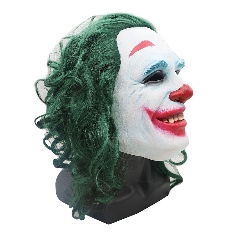 Bộ 4 Món Đồ Hóa Trang Chú Hề Joker Cá Tính Cho Nam Dịp Halloween