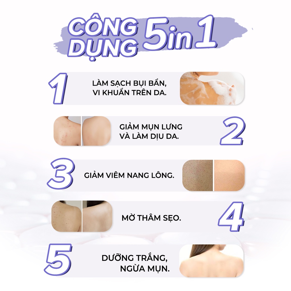 Combo Xịt Mụn Lưng , Giảm Viêm Nang Lông Dành Cho Nữ Oriskin Vicenta Body Mist  100ml và Sữa Tắm Puri shower Gel 300ml