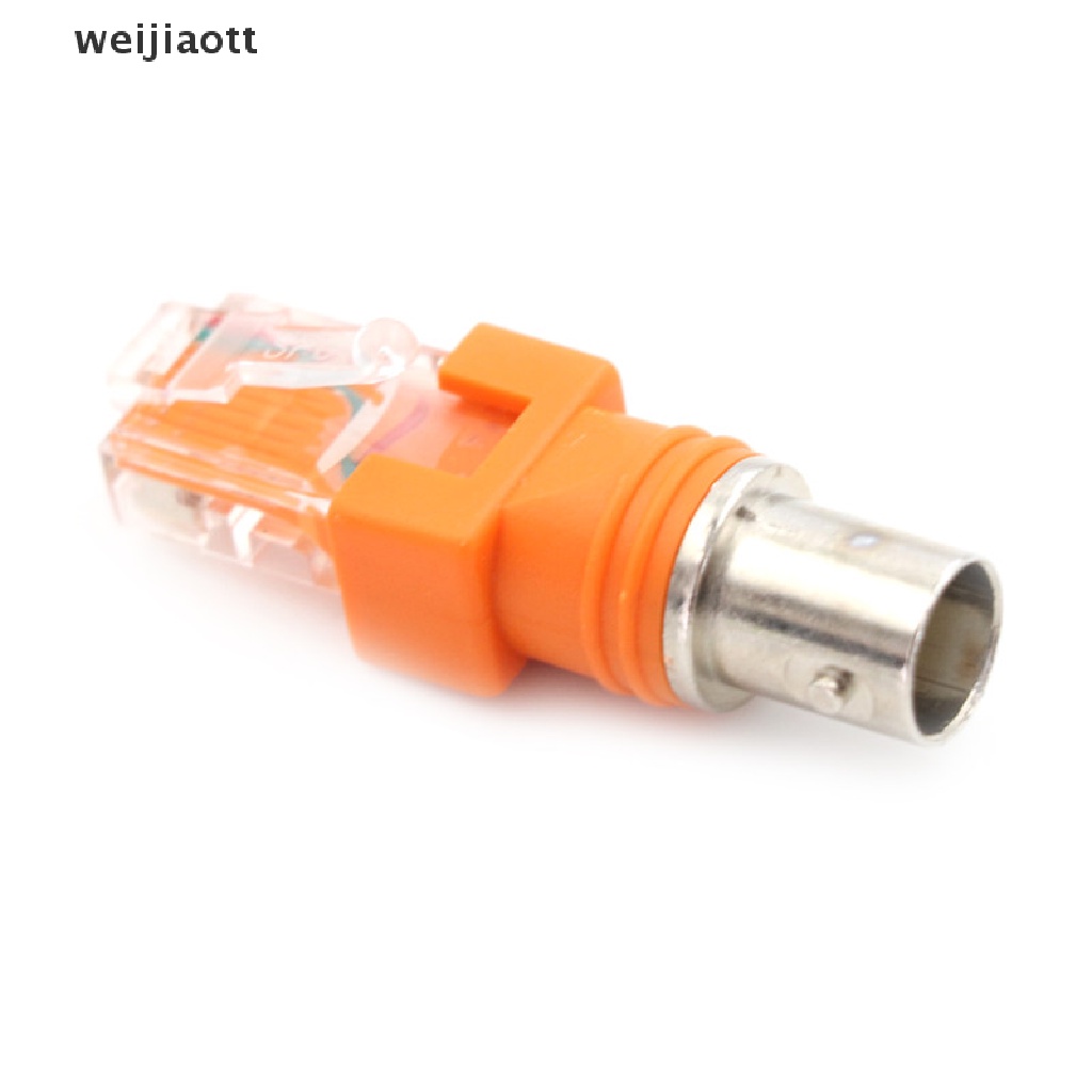 weijiaott BNC Female to RJ45 Male Coaxial Barrel Coupler Adapter RJ45 to RF Connector WT
