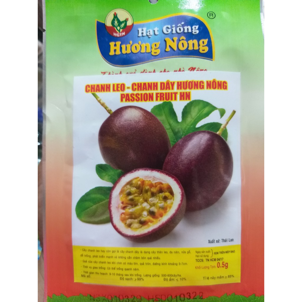 Hạt Giống Chanh Dây Thái Lan (0.5g)