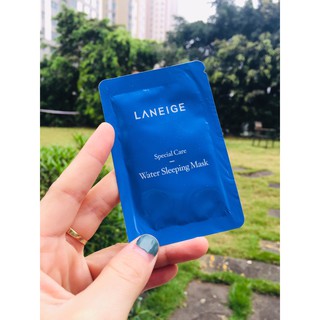 5ml Mặt nạ ngủ Laneige Mới Special Care water sleeping mask cấp ẩm cho da mùa khô