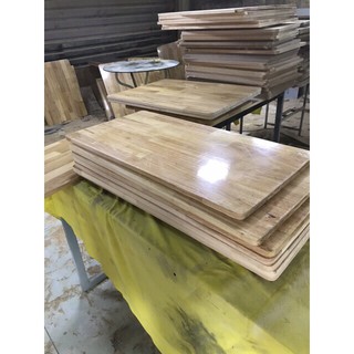 mặt bàn gỗ cao su 40x80