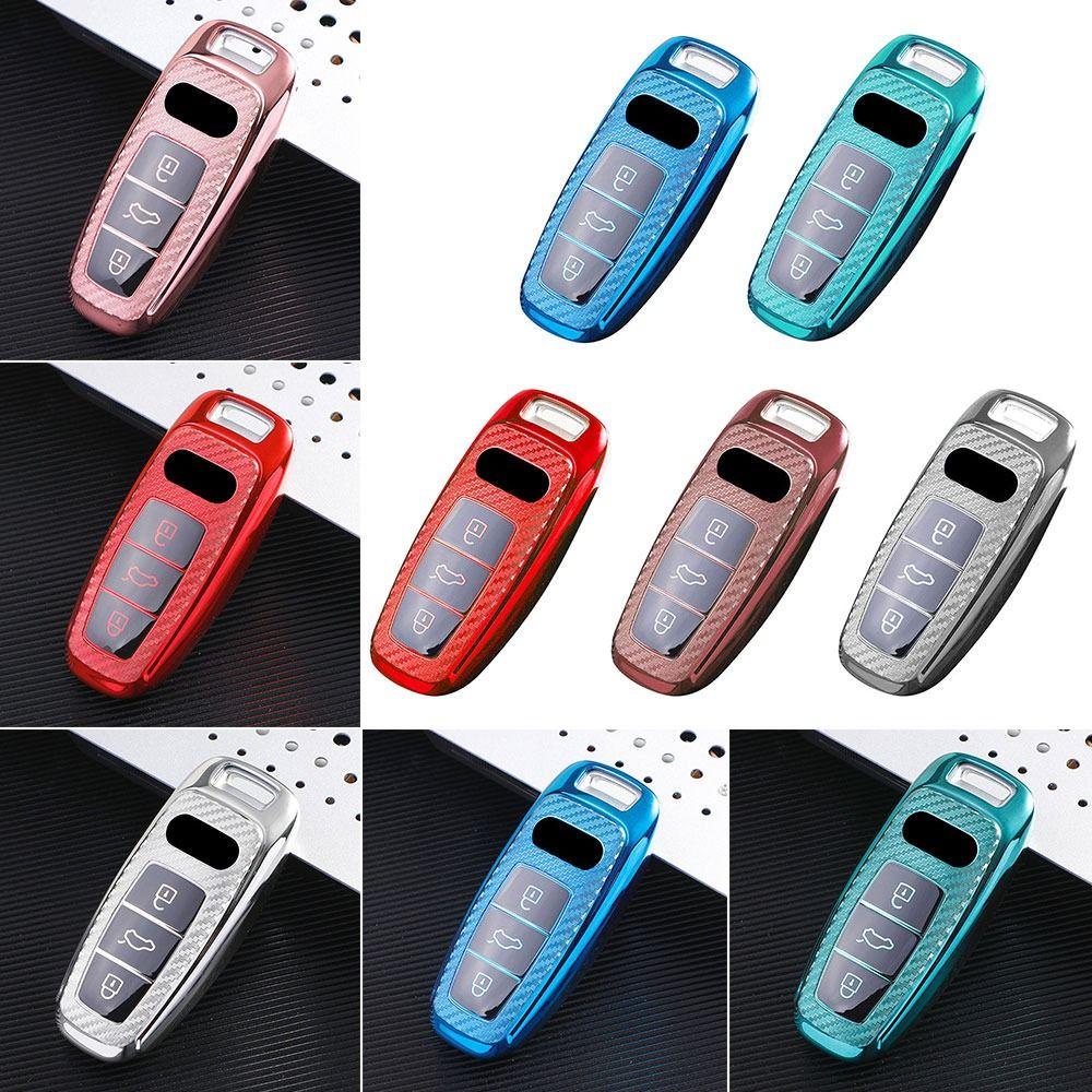 MYRONGVN Vỏ Chìa Khóa Điều Khiển Từ Xa Cho Xe Audi A4 A6 A7 A8