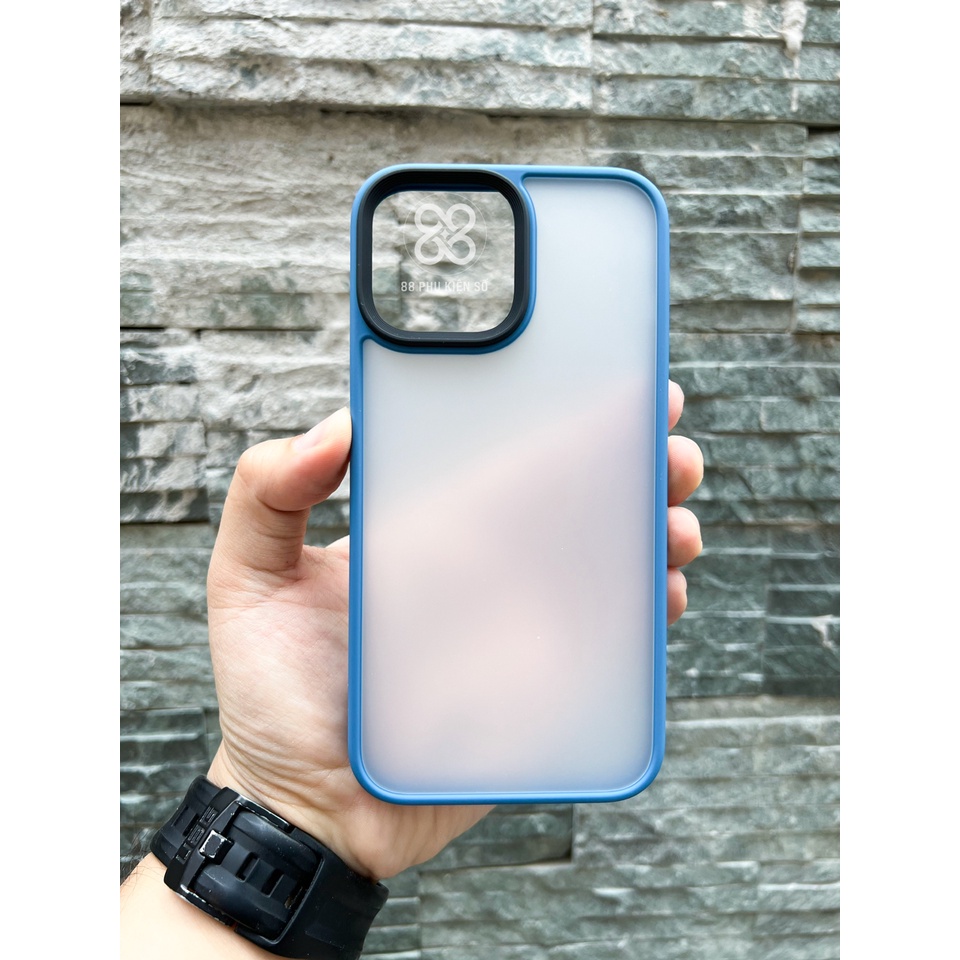 Likgus Matte Classic ốp lưng nhám viền sierra blue