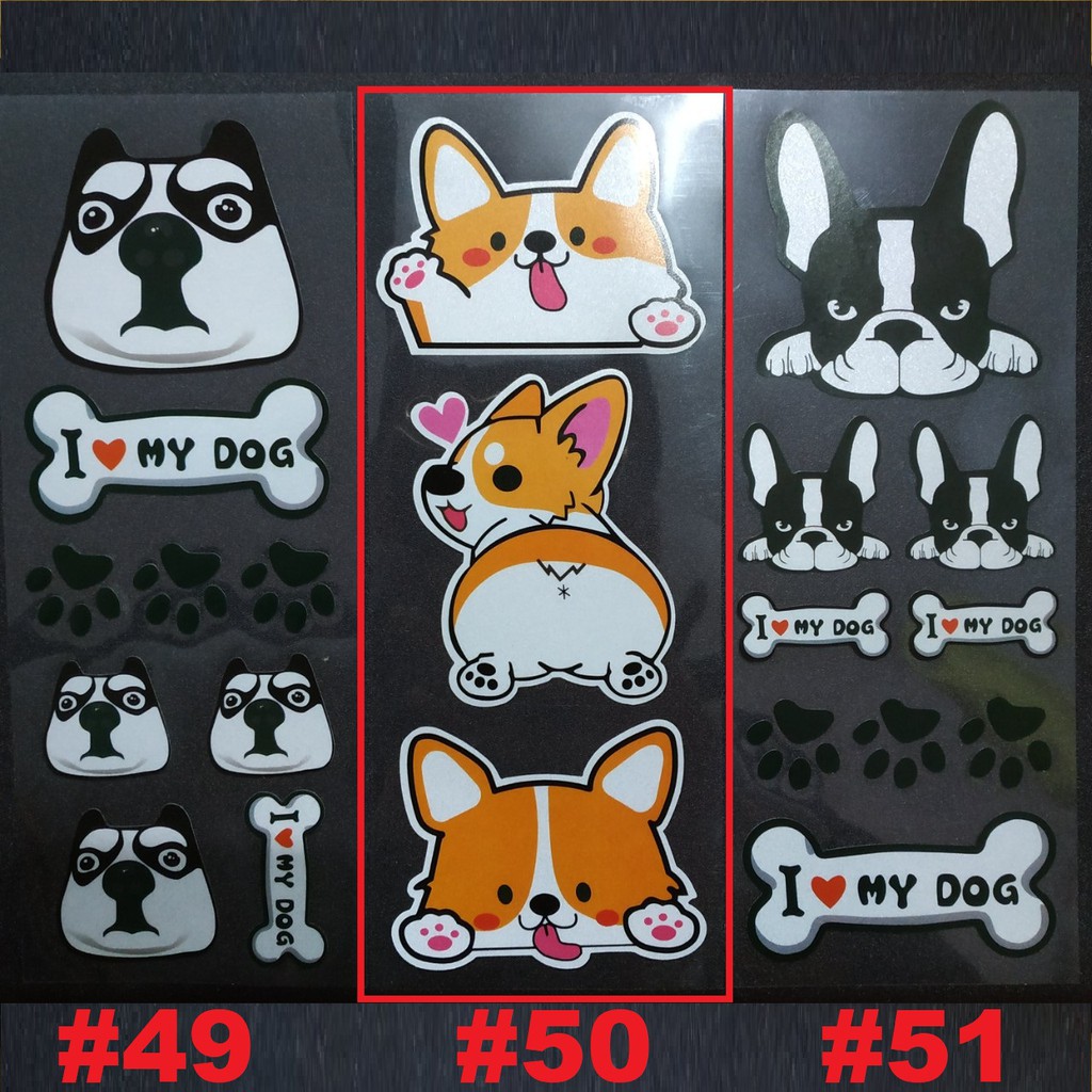 [P3]Tem dán xe vỉ 6 sticker full logo chống thấm nước