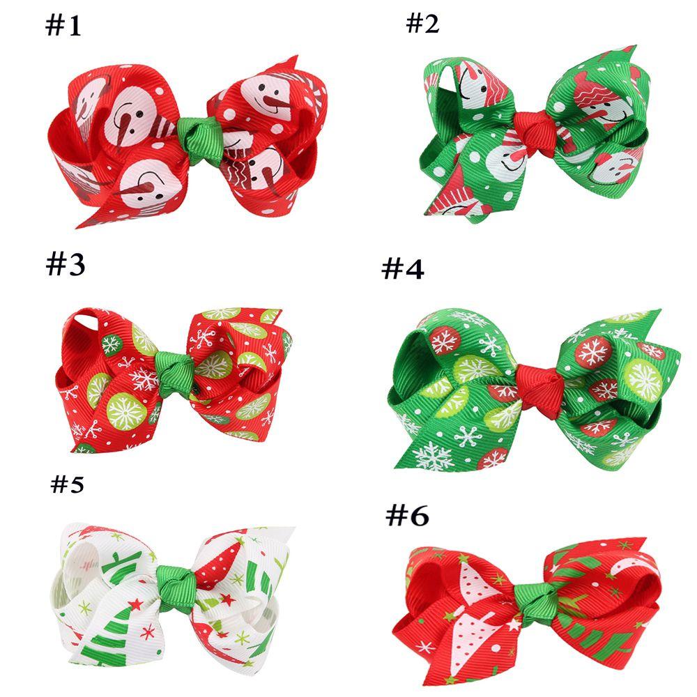WATTLE 2 Kẹp Tóc Phong Cách Giáng Sinh Cho Bé Gái