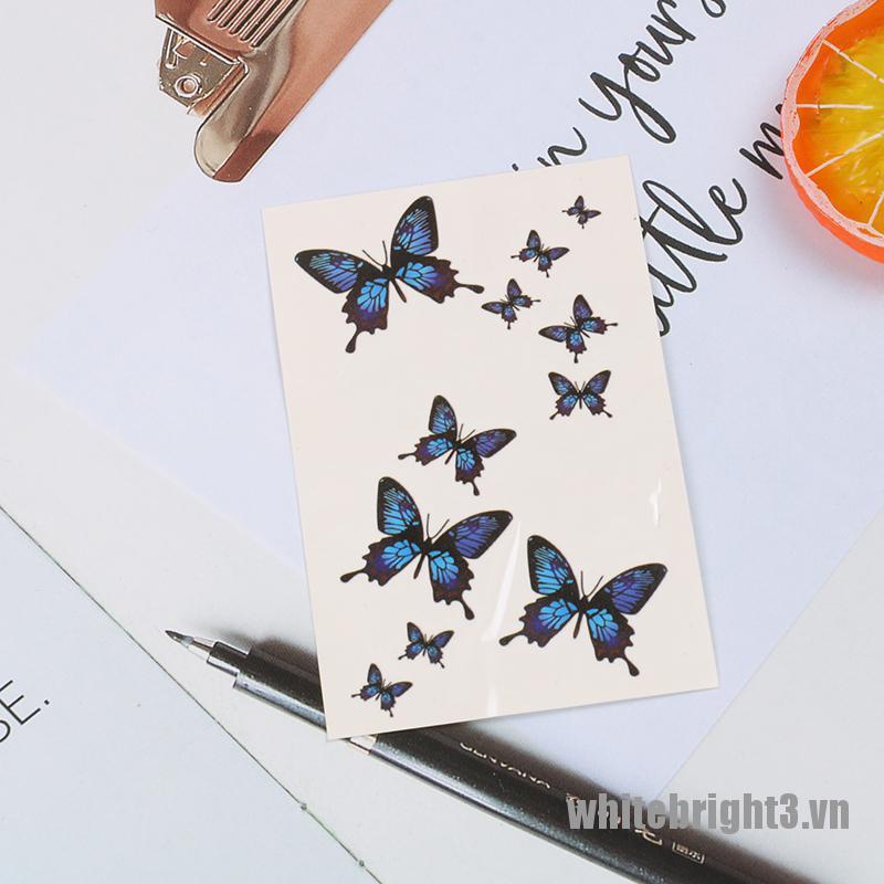 Miếng Dán Trang Trí Hình Bướm 3d Thời Trang