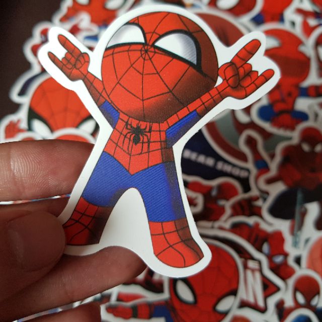 Set sticker 35 miếng không trùng lặp SPIDER-MAN