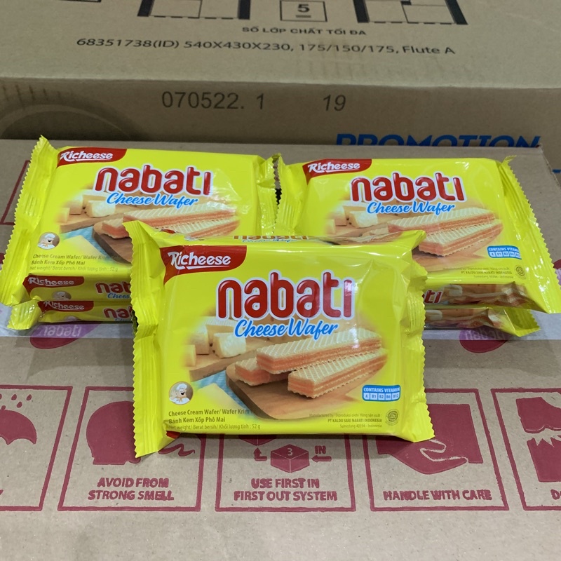 Bánh xốp phô mai Nabati 50g
