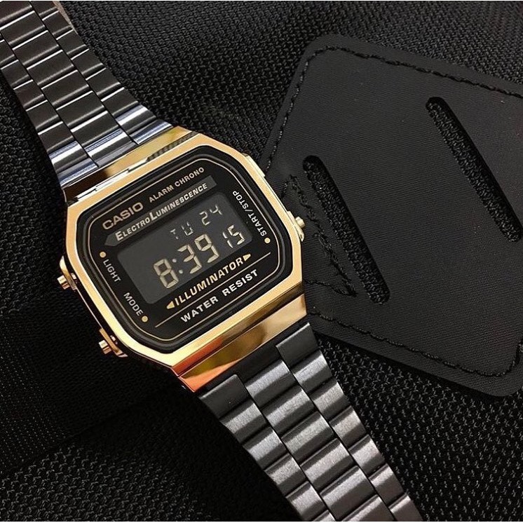 Đồng hồ Nam CASIO A168 classic cực đẹp, tinh tế, phong cách thời trang-full box thiếc chính hãng | BigBuy360 - bigbuy360.vn