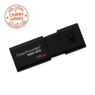 Usb 3.0 kingston data traveler dt100g3 100mb/s 16gb - hãng phân phối chính thức