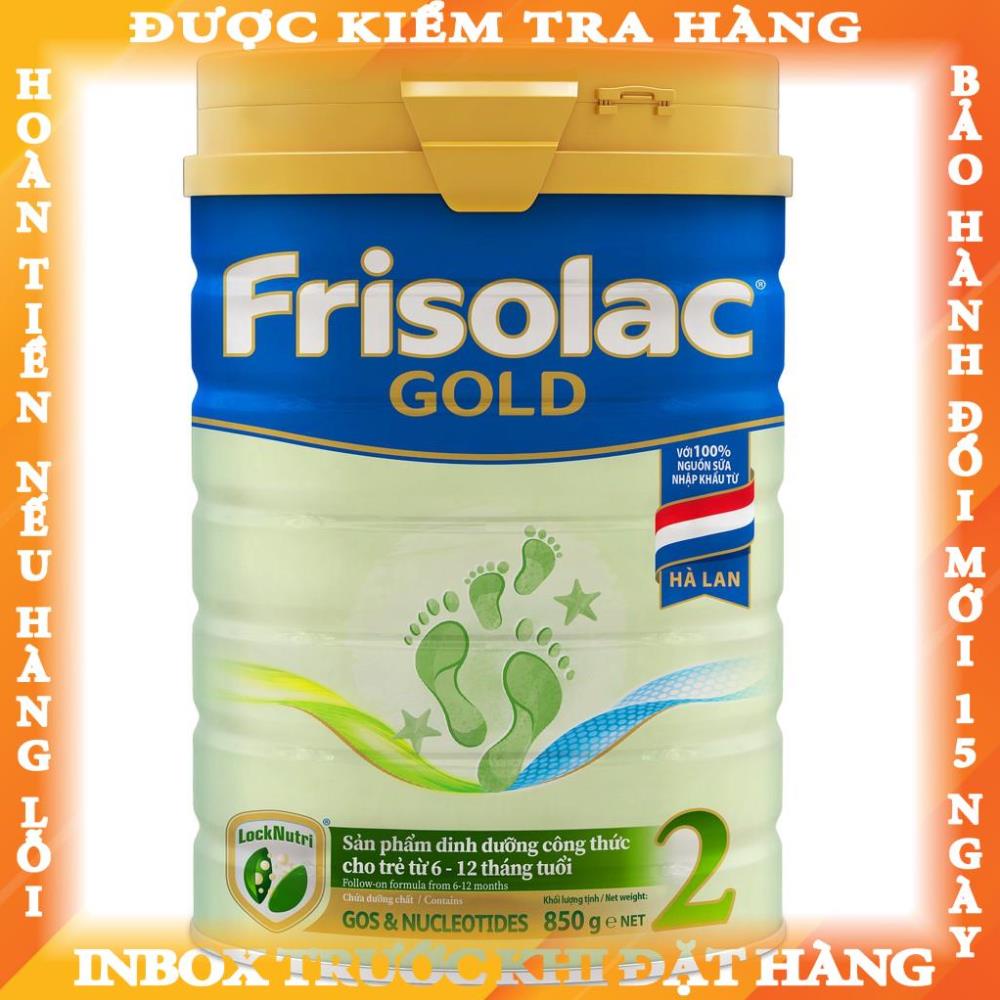 MẪU MỚI 850G sữa bột frisolac Gold 2 900g trongnhan