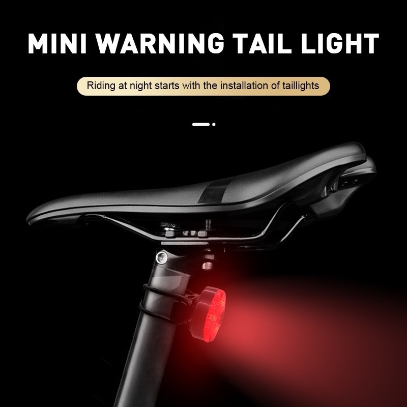 Đèn LED Gắn Đuôi Xe Đạp Siêu Sáng Chống Thấm Nước Sạc USB Tiện Dụng Cho Xe Đạp Địa Hình