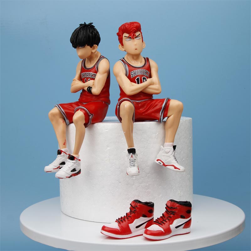 Mô Hình Nhân Vật Kaede Rukawa Hanamichi Sakuragi Trong Slam Dunk 15cm Bằng Nhựa Trang Trí Xe Hơi