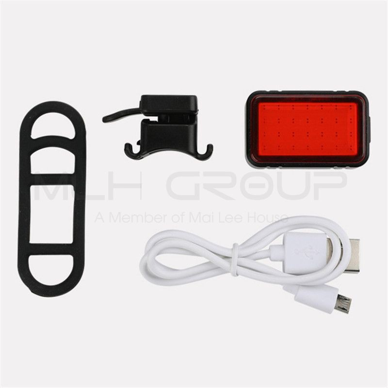Đèn Led Đuôi Xe Đạp 100Lumens 4 Chế Độ Đèn Phanh Cảm Biến Gia Tốc Thông Minh Sạc USB Chống Nước/ Bụi Bẩn Cho Xe Đạp MLH
