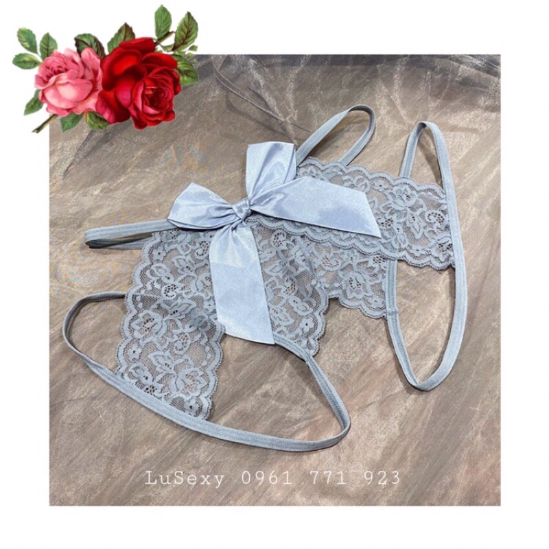 Quần lót lọt khe Xẻ đáy dây đan chéo CHỮ T siêu mỏng xuyên thấu SEXY XINH ĐẸP