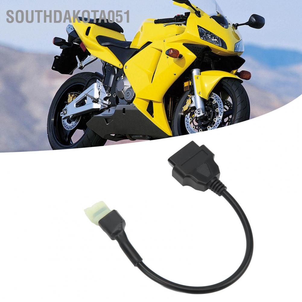 Southdakota051 Bộ chuyển đổi chẩn đoán OBD2 16pin sang 4pin Cáp kết nối máy quét mã OBD Hỗ trợ K Line cho xe