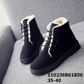 Boot cao cổ đế thấp (có sẵn sz 35-36, nâu)