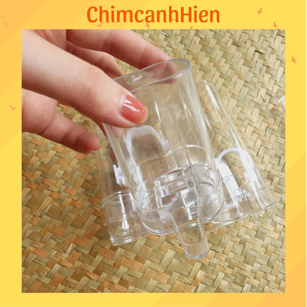 Cóng đựng thức ăn, nước uống cho chim cảnh