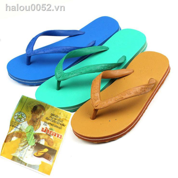 ✿Ready stock✿  Thailand Xingma Flip-Flops Rubber Thick Bottom Wear-resistant, Anti-slip Deodorant, Summer Men’s Trendy Vietnam Beach Slipper King