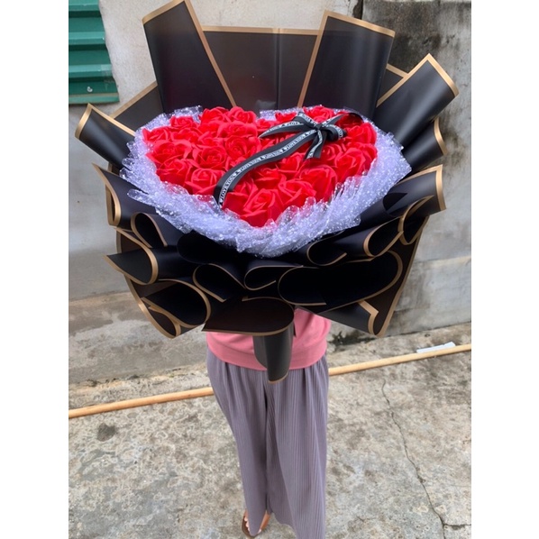 Hoa sáp hình trái tim ( Hình thật)