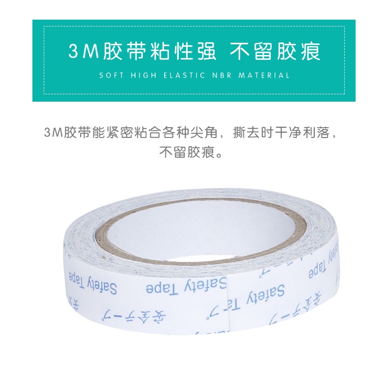 xốp bọc cạnh bàn giữ an toàn cho bé, bọc cạnh dài 2m, chất liệu cao su NBR mềm mại.