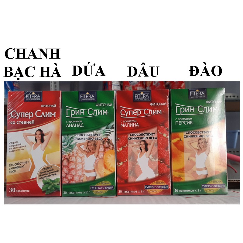 TRÀ HOA QUẢ GIẢM CÂN FITERA CỦA NGA
