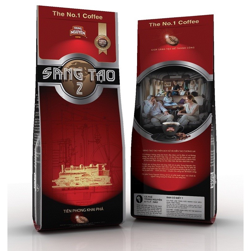 Cà phê Trung Nguyên Rang Xay Sáng tạo 1, 2, 3, 4, 5 gói 500g