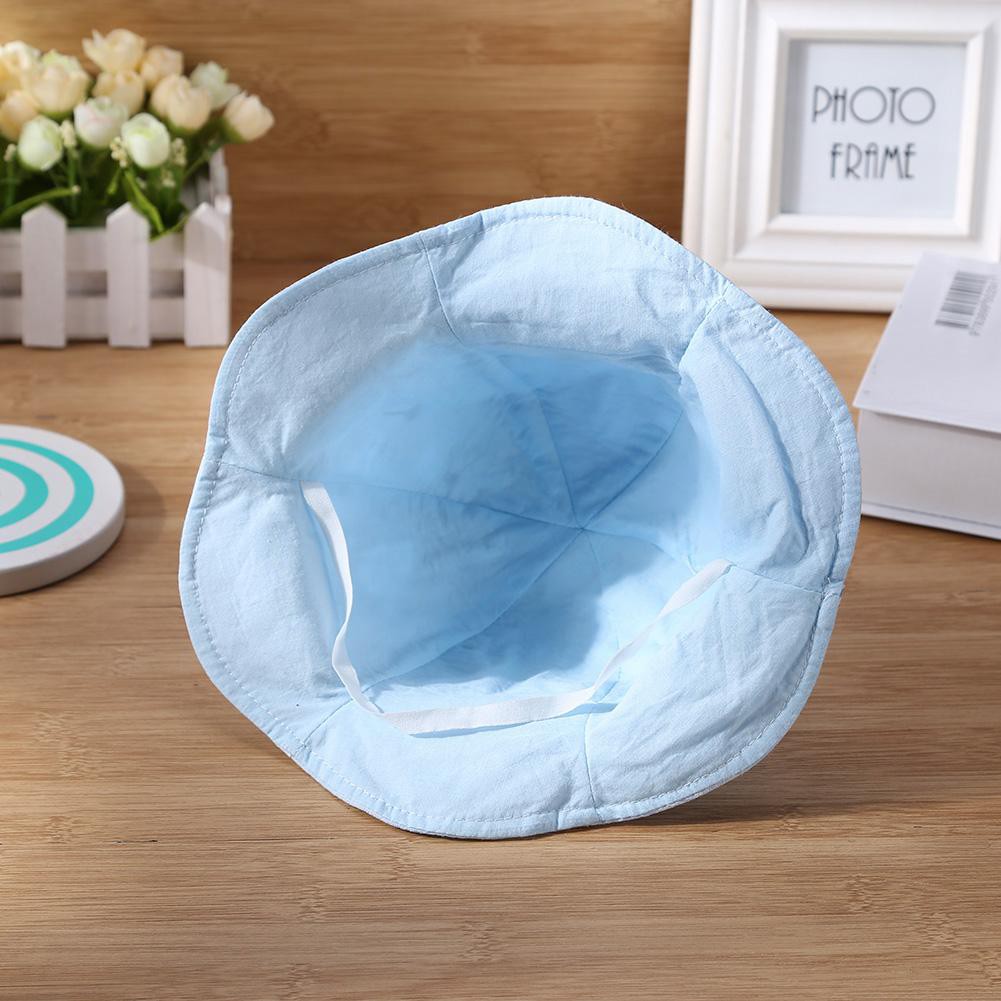 Mũ vành tròn nhún bèo đính nơ xinh xắn cho bé gái