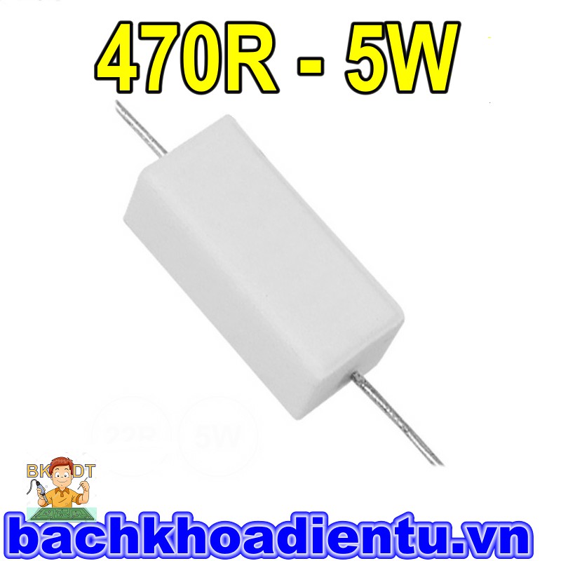 Điện trở 5W 470R chất lượng tốt