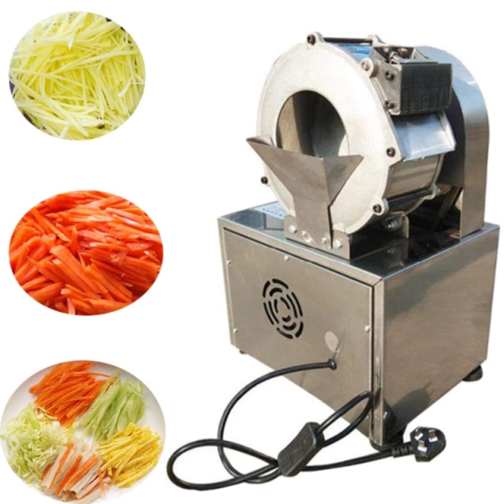 Máy Thái Sợi Rau Củ Quả Đa Năng YC-220C Máy Thái Lát Bào Sợi Siêu Nhanh 30-80kg/h Bảo Hành 12 Tháng