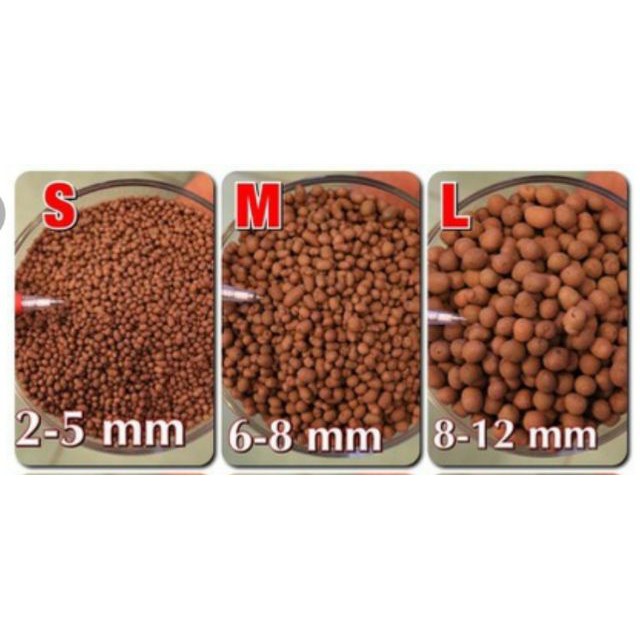 Viên đất nung hạt nhỏ 2-5 mm  keramzit siêu nhẹ trồng cây hoa kiểng, rau mầm, thủy canh-139
