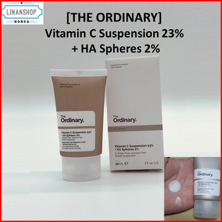 [Hàng mới về] Kem dưỡng vitamin C The Ordinary suspension 23% + ha spheres 2% 30ml sáng da dưỡng ẩm