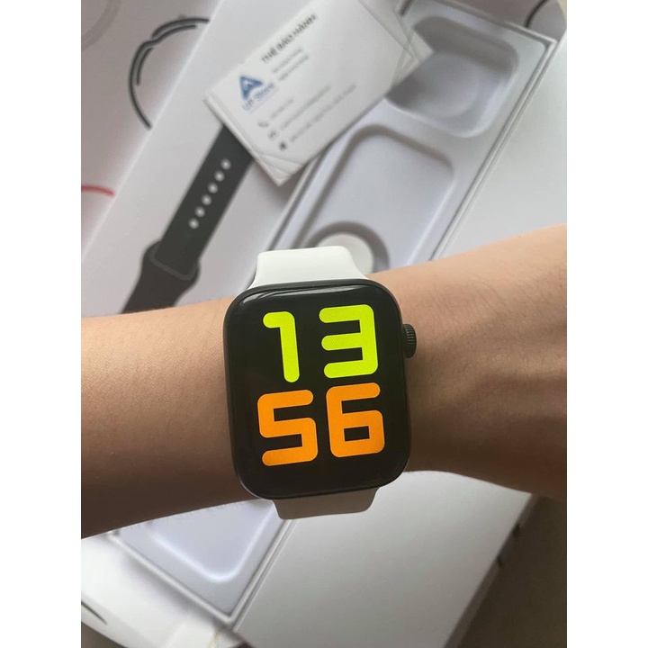 Đồng hồ thông minh logo táo series 7 Thay hình nền, Nghe Gọi Kết Nối Bluetooth 5.0, Size 44mm