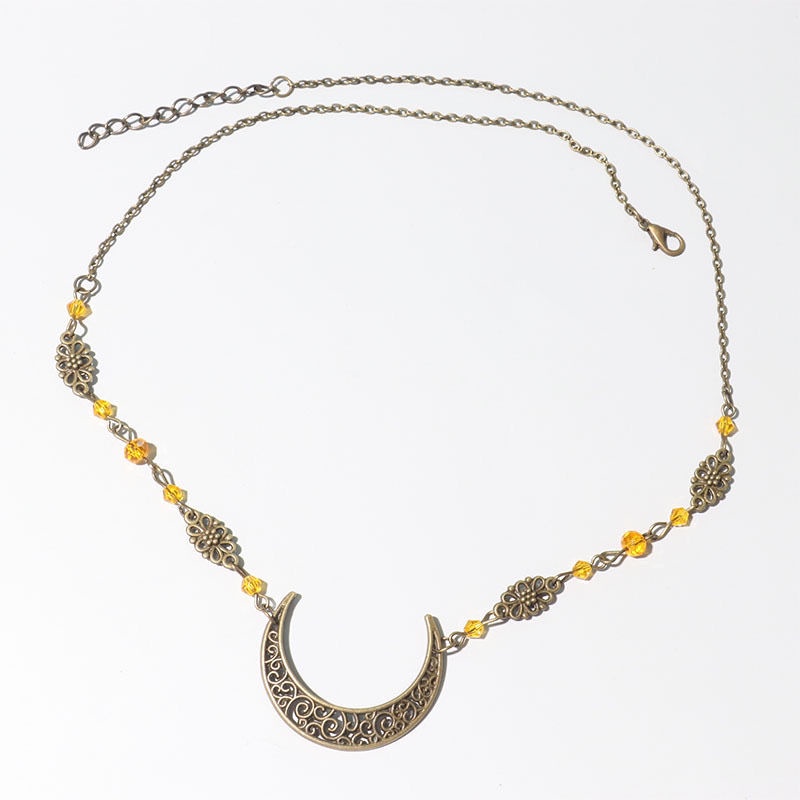 Chuỗi Dây Đeo Trán Phong Cách Bohemian ins Độc Đáo Làm Phụ Kiện Trang Trí Tóc Mặt Dây Chuyền Lông Mày Dunhuang Ấn Độ