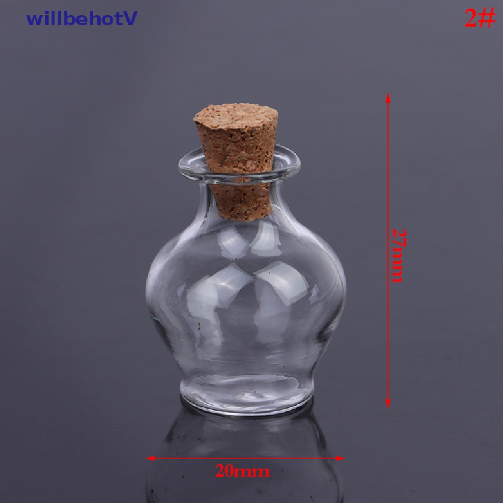 Lọ Thủy Tinh Nhỏ Có Nắp Đậy Dùng Trang Trí Nhà Búp Bê 1: 12