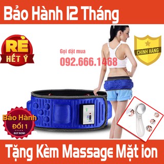 ĐAI MASSAGE TAN MỠ BỤNG 5 MÔ TƠ DUNG VIBROACTION X5 CHÍNH HÃNG