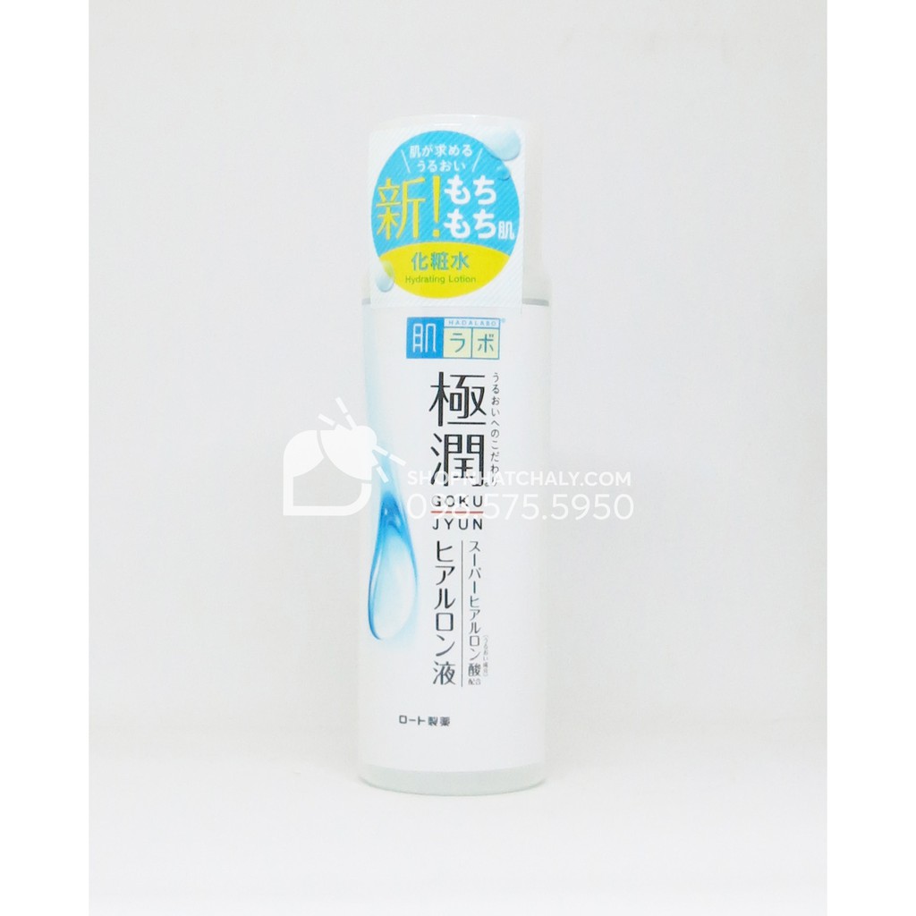 Nước hoa hồng dưỡng ẩm - dưỡng trắng Hada Labo Gokujyun/ Shirojyun hyaluronic acid lotion mẫu mới vừa về. Đủ bill Nhật