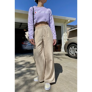 Quần tây suông ống rộng 90s trousers
