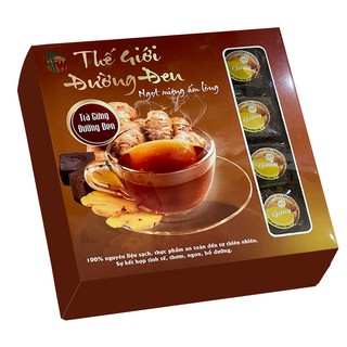 Viên nén Gừng tươi đường đen - thức uống giúp ấm người - giải cảm