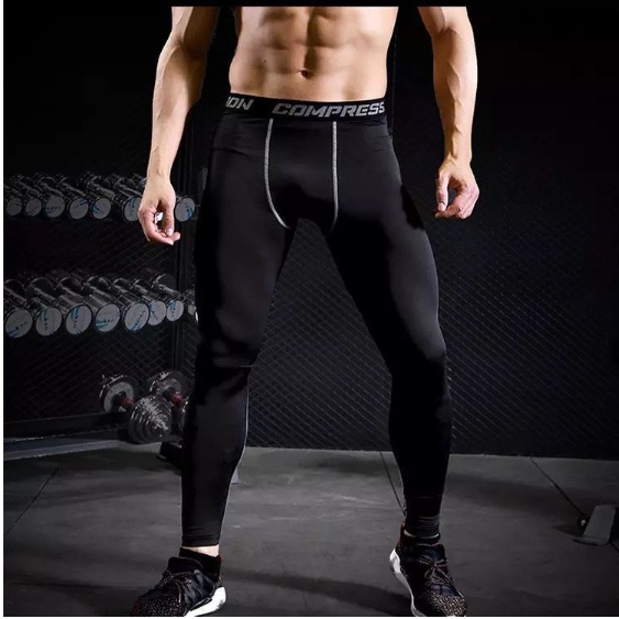 Quần giữ nhiệt nam COMBAT PRO, quần thun legging tập gym