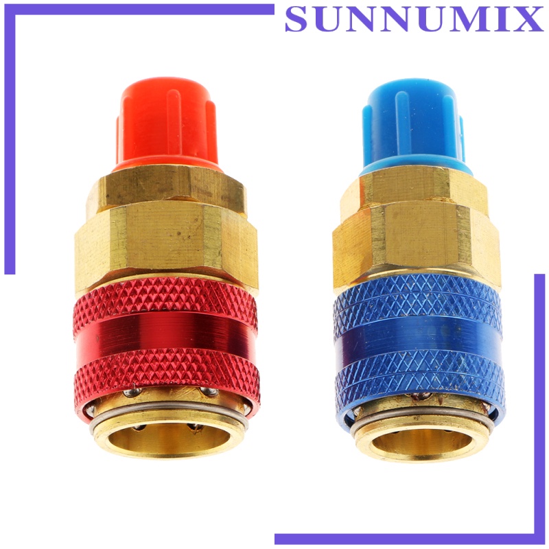 1 Cặp Đầu Nối R134a Cho Máy Điều Hòa Xe Hơi