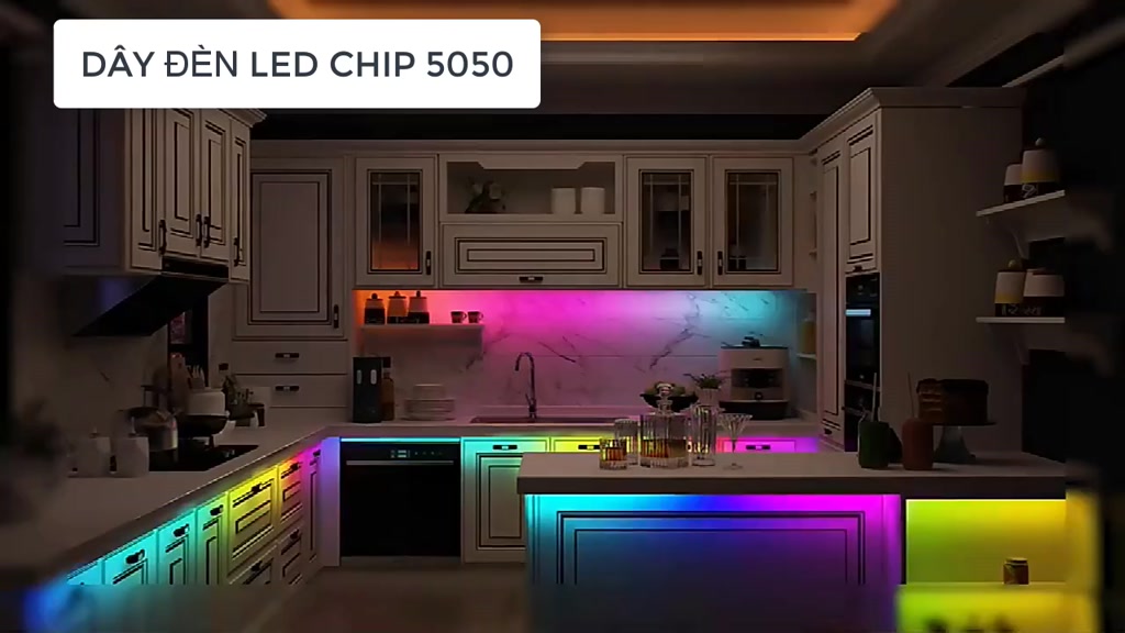 Đèn dây led RGB 16 triệu màu 2M 3M 5M điều khiển bằng điện thoại, nháy theo nhạc, trang trí decor phòng | BigBuy360 - bigbuy360.vn