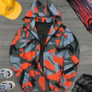 Áo khoác dù 3d áo khoác dù nam áo khoác dù unisex áo khoác dù nam có nón áo khoác dù nam form rộng sonafashion akdn08